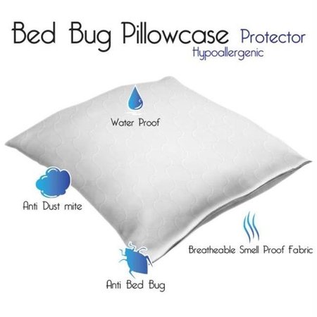 REMEDY Remedy Cotton Bed Bug and Dust Mite Pillow Protector - King 64-00001-PC-K